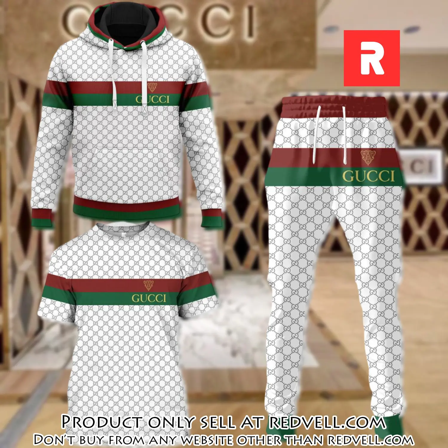 Gucci luxury brand combo tshirt hoodie long pants set trending 24 outfit sport lcs1038 rv4453635